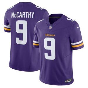 Mens Youths JJ McCarthy Purple Stitched Vapor Jersey